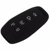 Jingyuqin Remote 5 Buttons силиконовый чехол для автомобильного ключа для FORD EXPLORER Fusion Mustang F150 для Lincoln MKZ MKC Smart Key