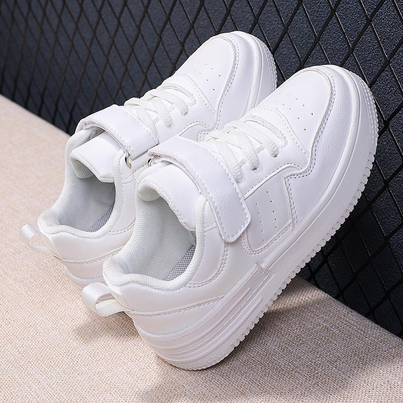 Summer Kids White Sneakers Breathable School Girls Casual Flat Shoes