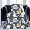 Dinosaur Throw Blanket Kids Boys Animal Flannel Fleece Blanket Dinosaurs Blankets for Couch Sofa Bedroom Living Room