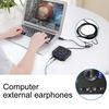 Внешний 7.1-канальный аудиоадаптер с USB 2.0 / 3,5-мм разъемом Plug-and-Play, без драйверов, профессиональная внешняя звуковая карта USB для ПК, компьютера, ноутбука