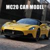 1:32 Maserati MC20 Cabrio, модель спортивного автомобиля из сплава, литье под давлением, металлические игрушечные автомобили, модель автомобиля, звуковая и световая имитация, детские игрушки, подарок