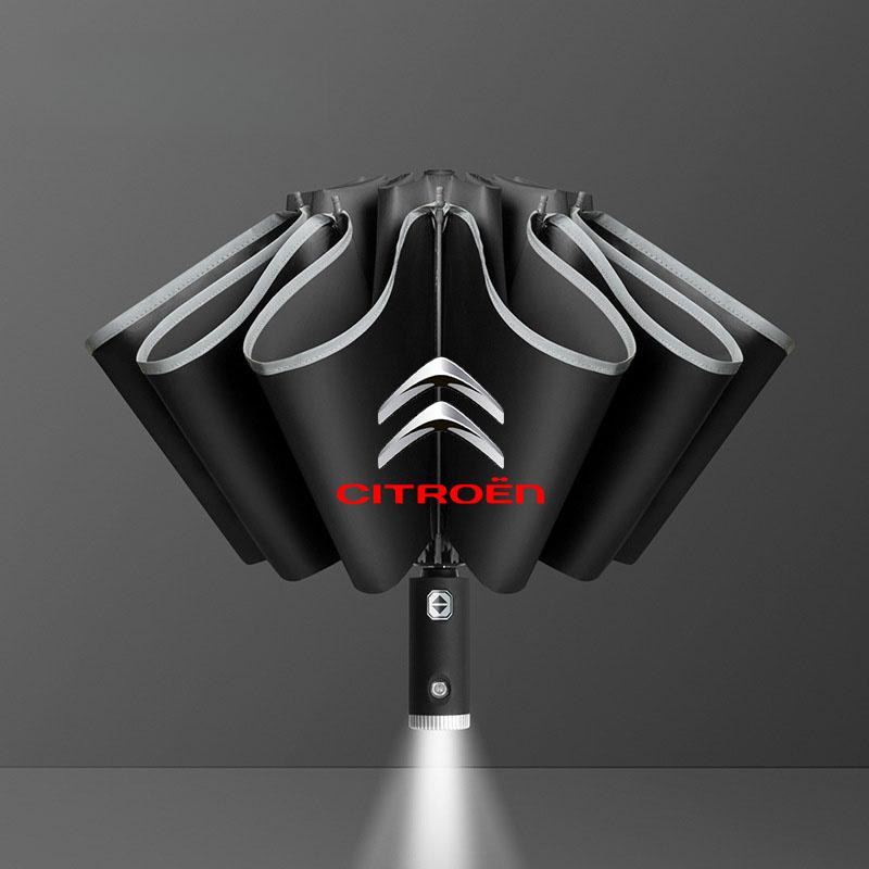GEFR3 For Citroen 12 Bone Car Automatic Folding Umbrella Sunshade Accessories Grand Berlingo Celysee Xsara C4 Picasso C5 C3 Aircross