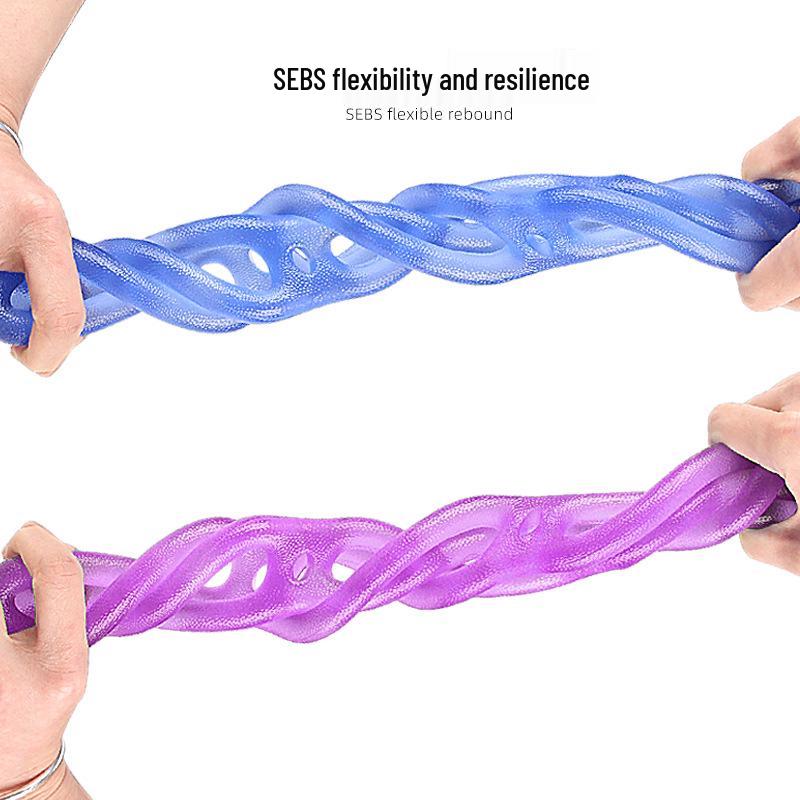 7-Hole Elastic Resistance Band for Yoga & Strength Training