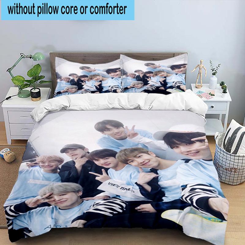 3PCS Vivid Dreams kpop 3pcs Bedding,Including 3PCS Duvet Cover And 2pcs Pillowcases Perfect for Christmas,Ideal for Bedroom, Dormitory