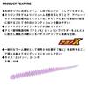 Daiwa Fishing Lure Worm Gekka Bijin Ajing Beam Bachicon Custom Keimura Clear Blue MID3.0