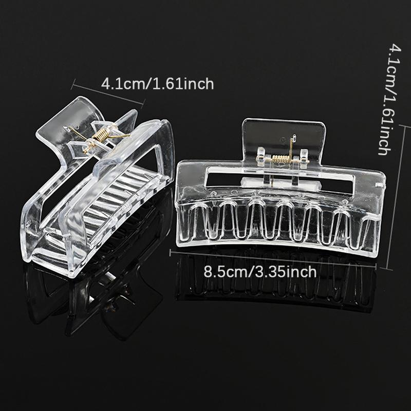 Акриловые прозрачные коготь прозрачные пластиковые заколки для волос пустая шпилька основа для DIY