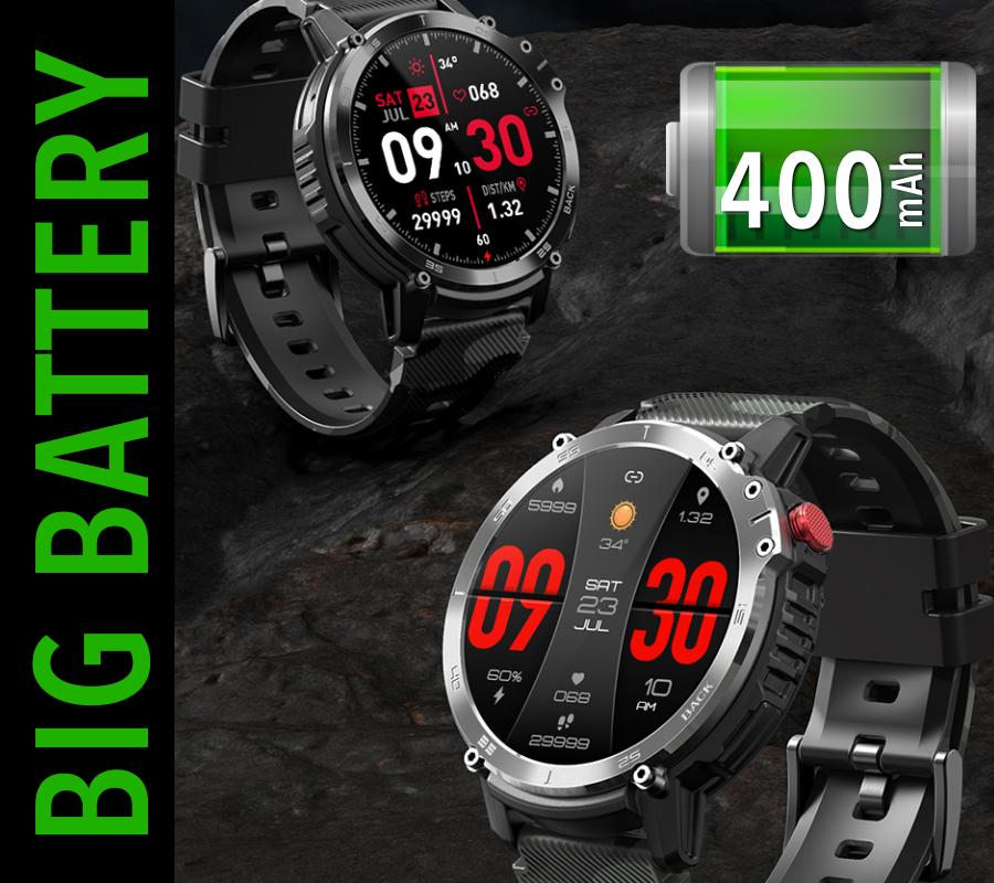 Smartwatch Rubicon Rncf08 Srebrny