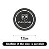 1/2Pcs Car Silicone Coaster Anti-slip Pad Silicone Mat Accessories For Dodge Durango Caliber Dakota Neon SXT Nitro Ram SRT Colt U666