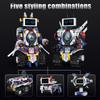Moc 603Pcs 5 In 1 Electric Rc Intelligent Screen Led Rabbit Robot Rocket Car Mechanical Dog Diy Building Block Children'S Toy