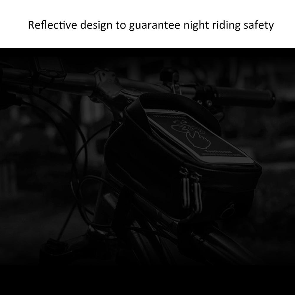 Сумка-дождевик Рама Передняя верхняя труба Светоотражающие велосипедные сумки Сумка Mo