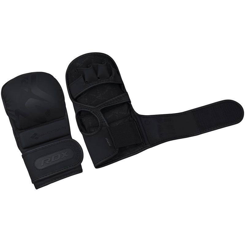 RDX MMA Sparring Gloves T15 Noir Black Small