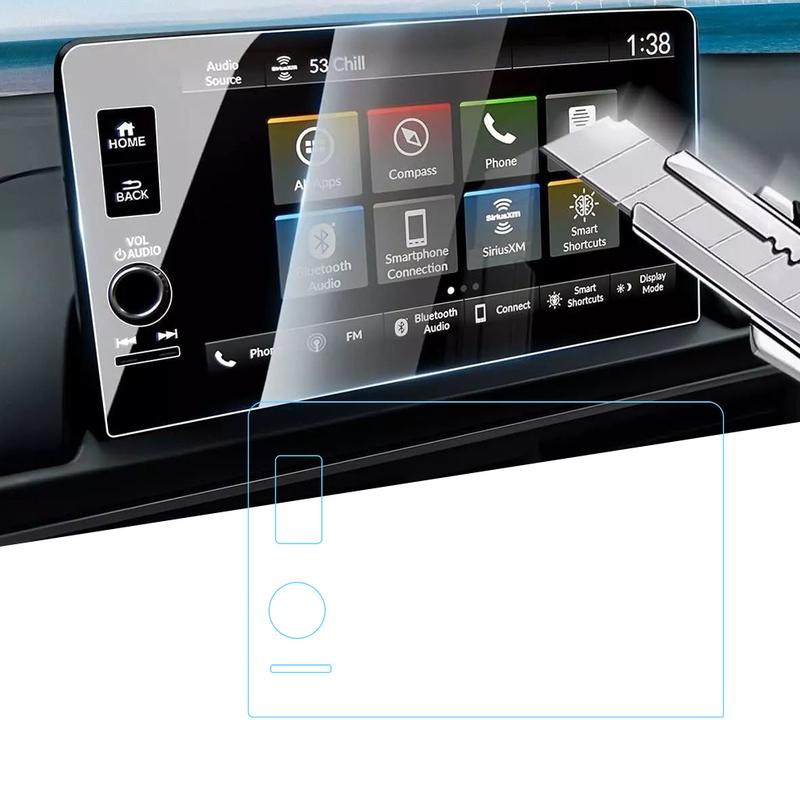 9 Inch Clear Touch Screen Protector Tempered Glass Fit for Honda Pilot EX-L Trailsport Touring Elite Black Edition 2025