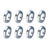 Uxcell 6805 2RS Миниатюрные 25 x 37 x Шариковые подшипники с глубокой канавкой Двойной резиновый P5 8 Синие, 7 мм, Подшипники, Защищенные, Сталь, Класс, Штук,
