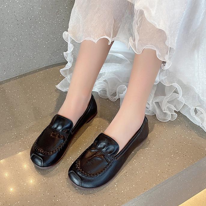 Модные женские туфли-бобы на одной ножке, уличная повседневная женская обувь больших размеров, обувь на мягкой подошве для беременных