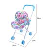 Iron Support Frame Baby Stroller Plastic + Metal Furniture Toy  Little Girls Boys