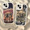 Rock Band Aerosmith Для IPhone 16 15 14 13 12 11 Pro Max Plus Ударопрочный Кожаный Мягкий Чехол для Телефона