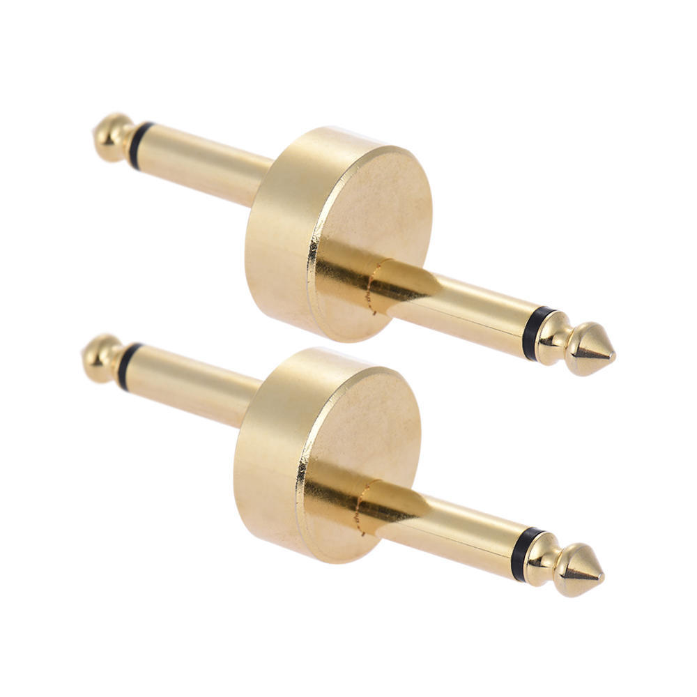 2 Pack 1 4 Inch 6.35mm Z Type Guitar Effect Pedal Coupler Connector Guitar Pedal Board Accessory