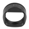 Aluminum Alloy Square Lens Hood Camera Lens Shade for X100VI X100V Camera External Filter Compatibility Black