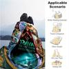 1pc Raya and The Last Dragon Printing Blanket - Soft, All-Season Throw for Living Room, Bedroom,Personalized Gift with Adorable Cartoon Design