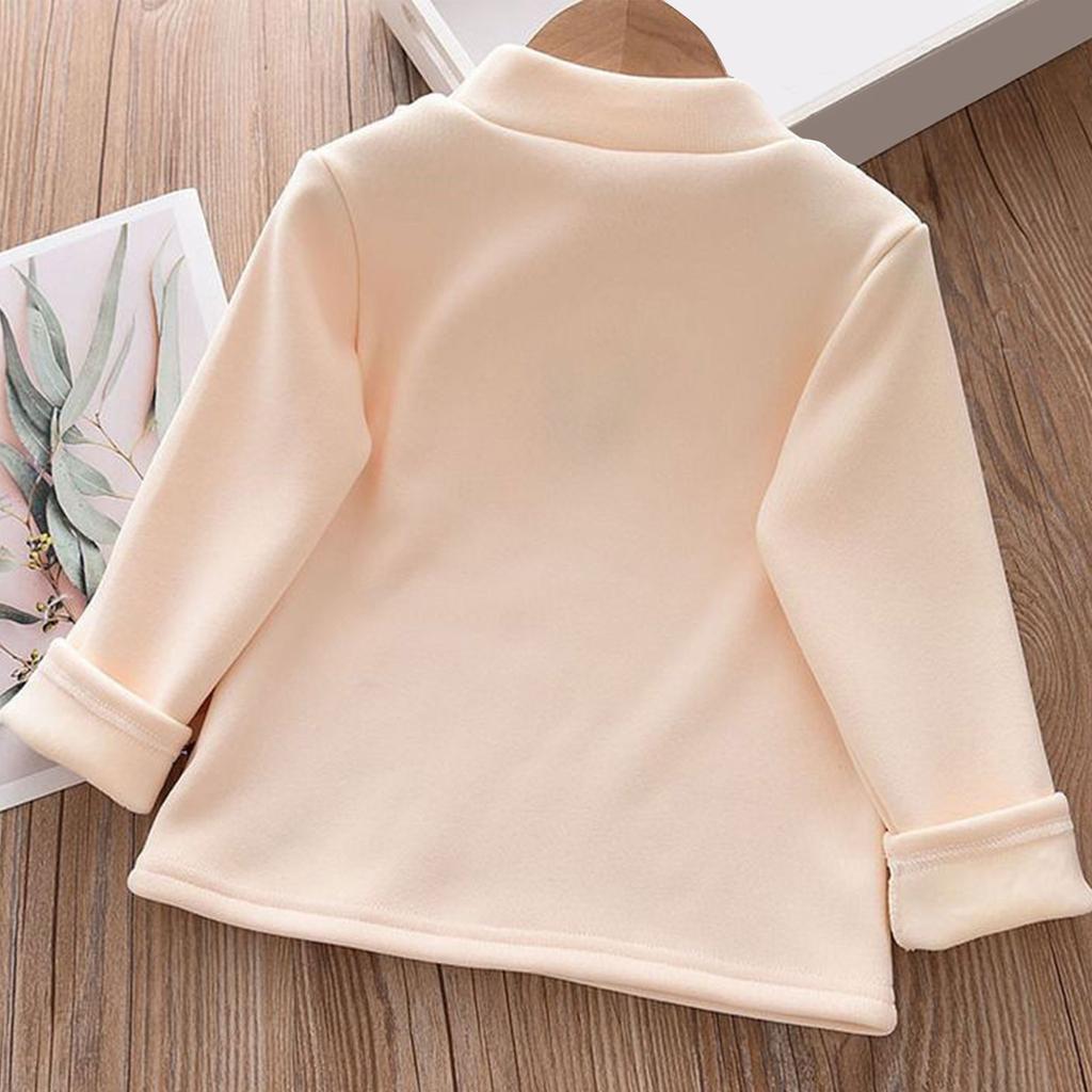 Детское весенне-осеннее базовое пальто осенне-зимнее круглое горло с длинными рукавами и принтом