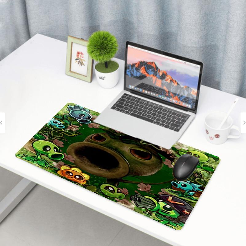 Plants vs. Zombies Print Mouse Pad, Anti‑Slip Desktop keyboard Mat, for PC Laptop Gaming Working Daily Use, Cool Festival Surprise Gift