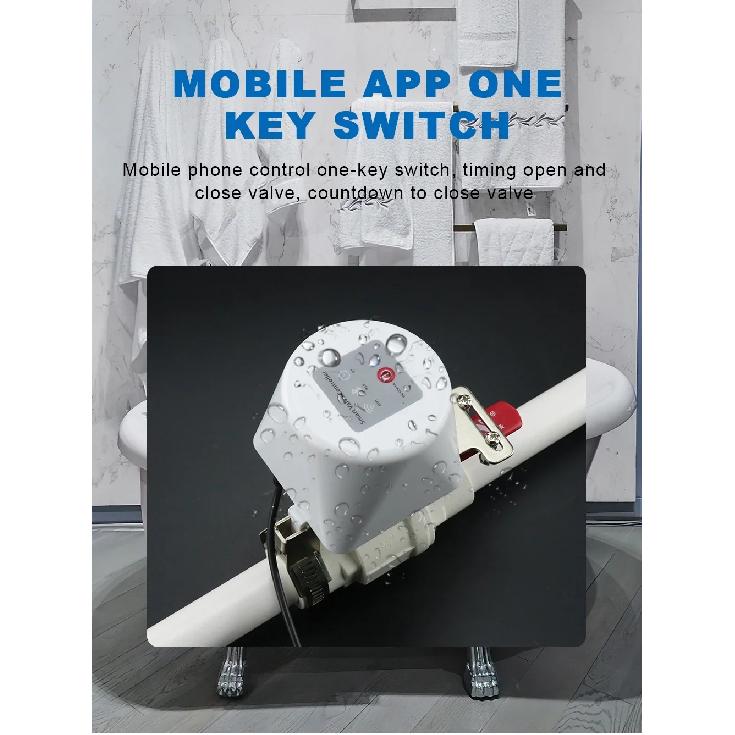 Tuya WiFi Water Valve Wireless Gas Shut-off Timer Garden Faucet Controller Smart Life APP Voice Control with Alexa Google Home