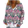 Womens Zip Up Sweaters Sweatshirts Long Sleeve Oversized Jackets Soft Casual Loose Tunic Tops