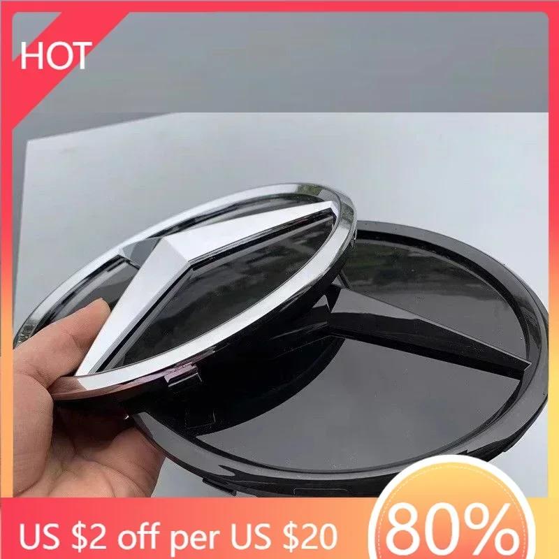 Car Sticker 2025 New 3D ABS logo The front grille star logo badge mirror bottom for Mercedes-Benz for Mercedes-Benz W177 X253 GL