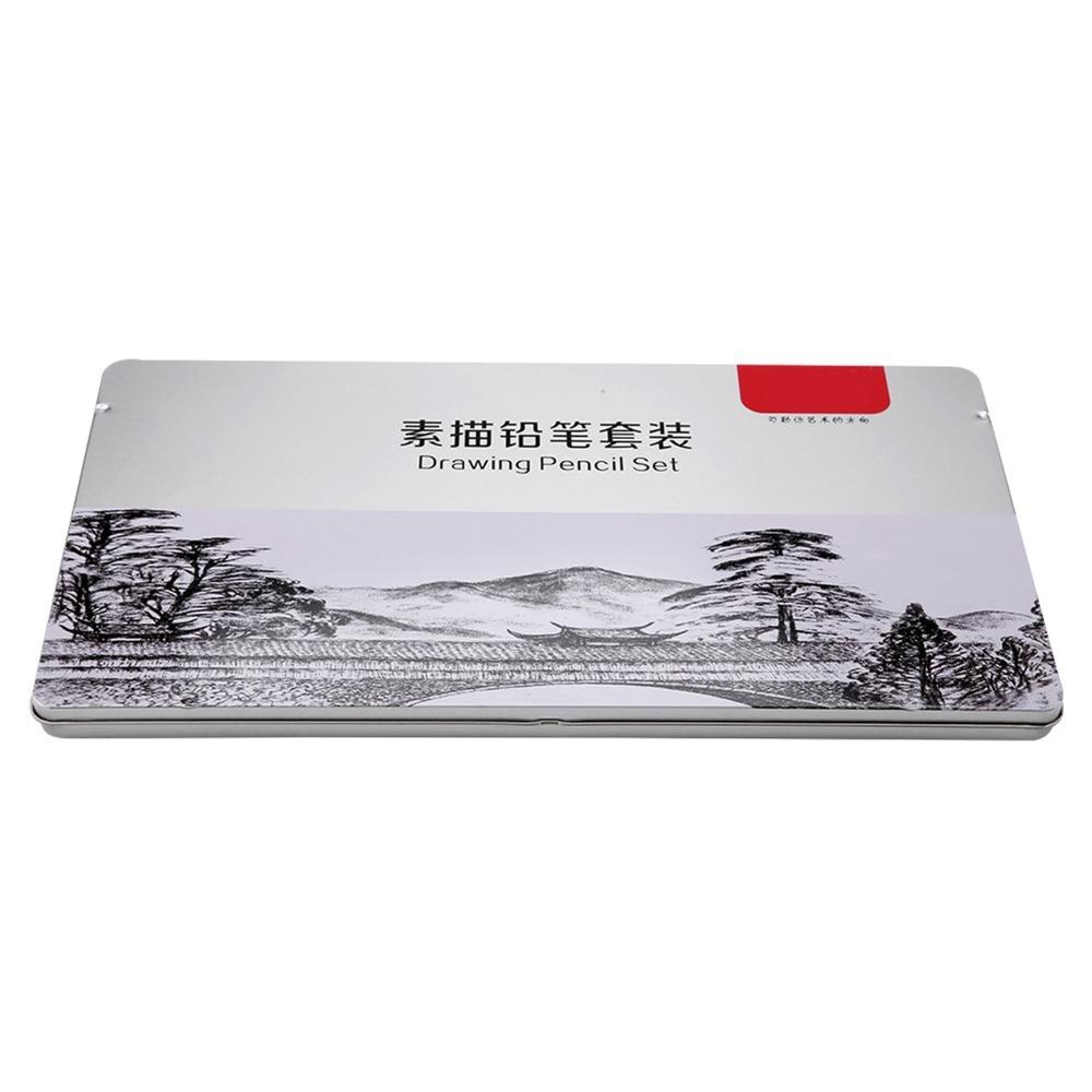 29PCS double end extension design 29pcs sketch pencil kit basic drawing skill practice
