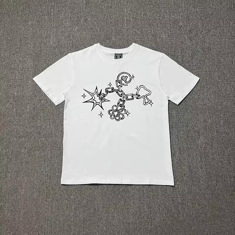 2026 Summer Men's Women's Fashion Casual Oversized Tees Sun Roll T-shirt Casual Street Graphic Summer T-shirts Loose Tops Short Sleeve Streetwear