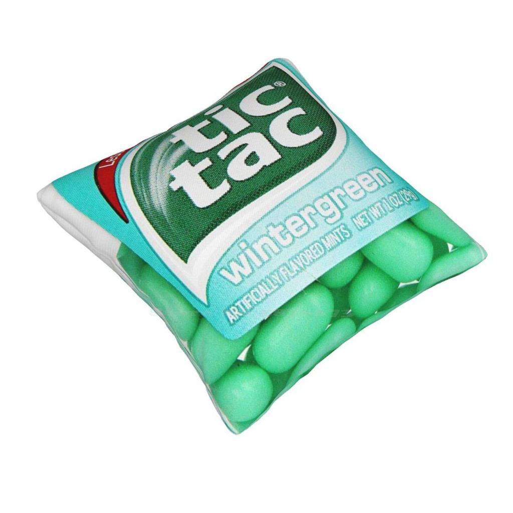 Tictac Wintergreen Наволочки Спальня Домашний Декор Tictac Wintergreen Конфеты Милые Оранжевые Payutrus Tic Tac Время Графика