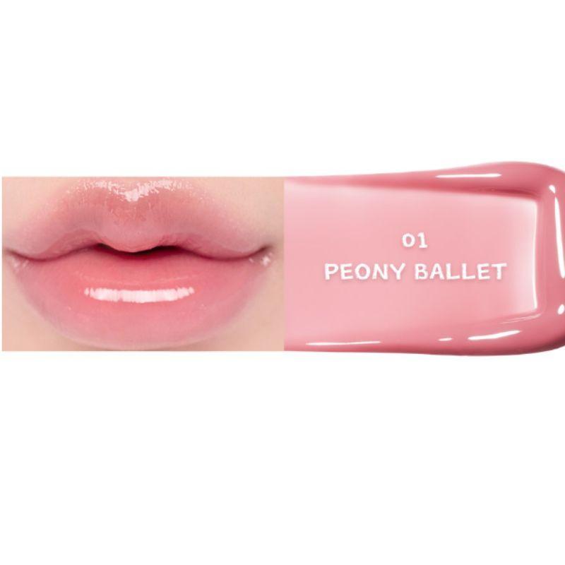 Rom&nd X Miffy Glasting Color Gloss 4 г Увлажняющий блеск для губ с высоким сиянием Ограниченное издание