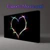 Xl Neonglow Colorful Heart Gaming Mouse Pad Stable Nonslip Rubber Base Stylish Escritorio Accesorios Gaming Room Decoration