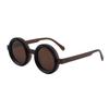 Vintage Polarizing Round Sunglasses Rotatable Stylish Sunglasses  Outdoor