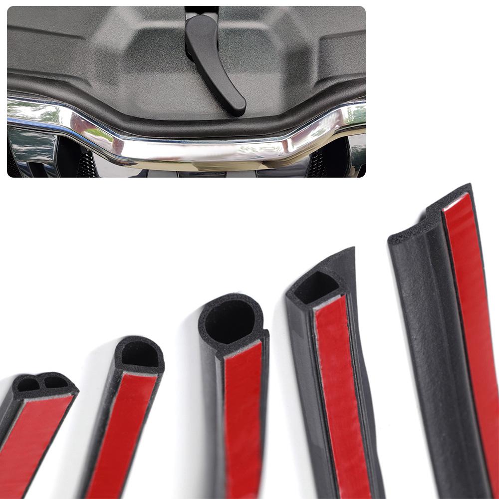 4-метровая уплотнительная лента для автомобильных дверей из EPDM-резины с сильным клеем для шумоизоляции и защиты от атмосферных воздействий