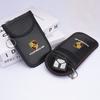 lczcr3 Leather Car Key Case Signal Blocker Bag Shielding Pocke For Porsche Panamera Cayenne Taycan 911 718 Macan Carrera-GT 928 944 968