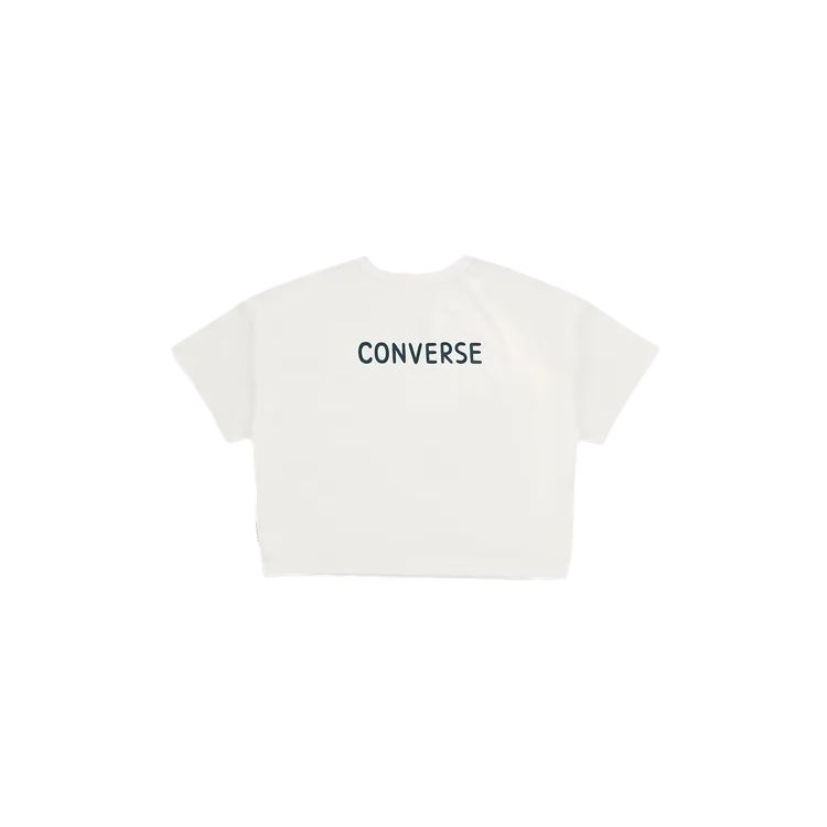 Новая женская футболка Converse x Noritake SS25, белая, WCH747-W70