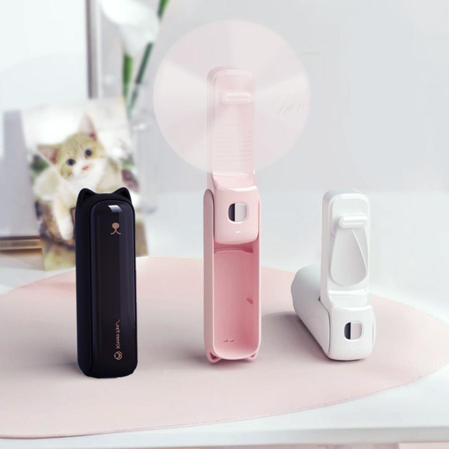Портативный мини-вентилятор для рук, маленький карманный вентилятор, USB-аккумулятор, складные охлаждающие вентиляторы, 2000 мАч, ручной USB-вентилятор