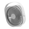 Маленький настольный вентилятор 6 дюймов тихий мини портативный USB перезаряжаемый настольный вентилятор для дома и офиса белый