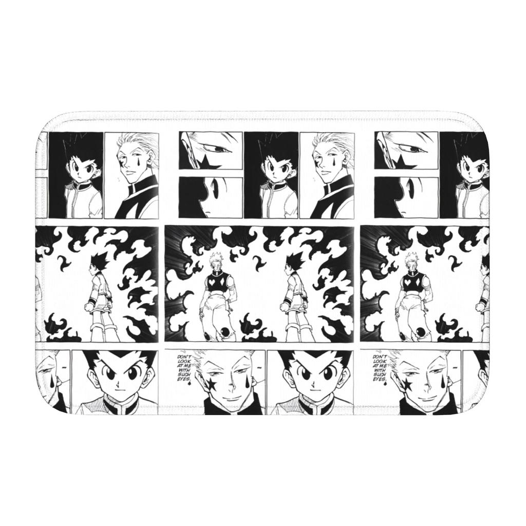 Custom HXH Anime Doormat Non-Slip Entrance Welcome Kitchen Bathroom Floor Door Mat Toilet Living Room Carpet Rug