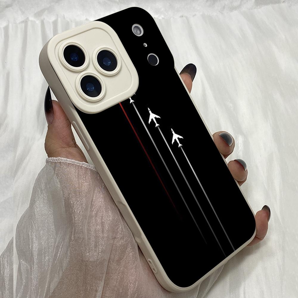 M262 Airplane route art Angel Eyes Soft Phone Cases for iPhone Samsung Galaxy Xiaomi Rdemi Huawei Honor Infinix Realme OPPO Vivo All Model TPU Case