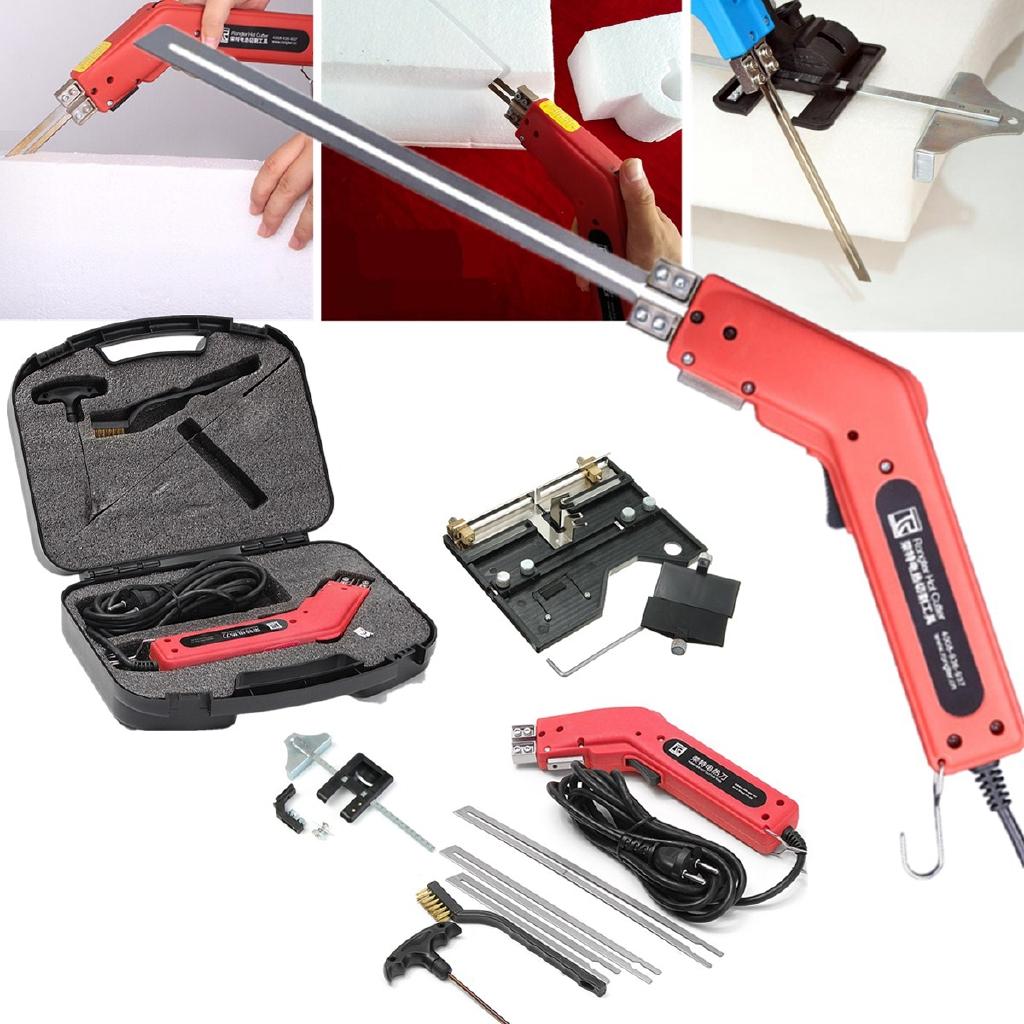 250 Вт Режущие лезвия для пенопласта Различный набор Ручной нагревательный нож Резак Горячий резак Электрический инструмент с нагревательной проволокой для пенопласта