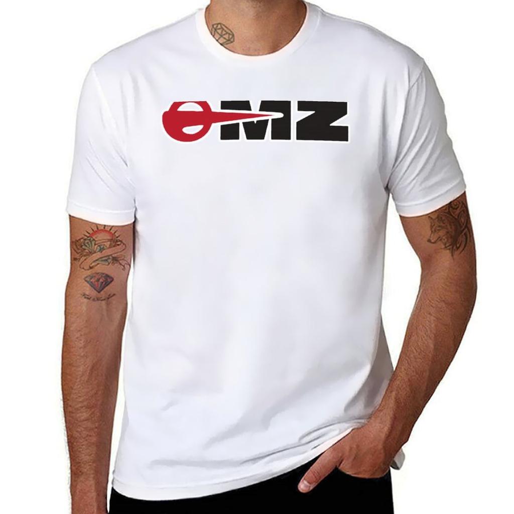 Classic Mz Logo Tshirt Plus Size Basic Short Sleeve Top Tshirt