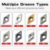 10pcs DCMT11 Carbide Insert DCMT11T304 DCMT11T308 External Turning Tool Diamond DCMT CNC Blade Cutter Lathe For SDJCR/L