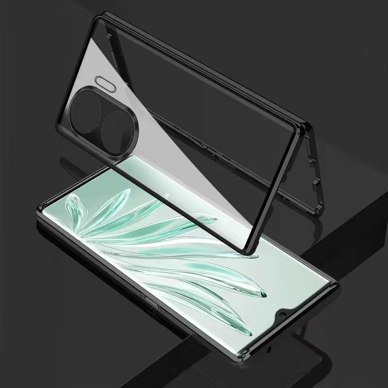 360 Полный чехол для Huawei Nova 12 SE Чехол Двустороннее Магнитное Притяжение Металл Закаленное Стекло Защитная Крышка Nova 11SE Бампер