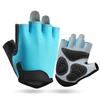 Half-Finger Leather Gym Gloves Cycling Yoga Fitness Outdoor Sports Anti-Slip Breathable Touchscreen Compatible Use