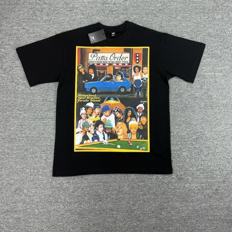 PATTA Streetwear Unisex Loose Fit Cotton Tee With Fun Graphic Print Casual T-Shirt Teens Adults