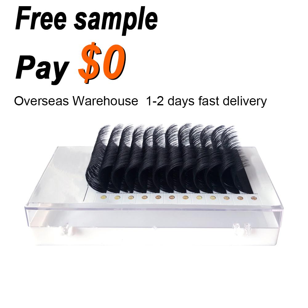 High Quality Korean Pbt Easy Fanning Real Soft Faux Mink False Lash Bulk Individual Eyelash Extension Professional Supplies
