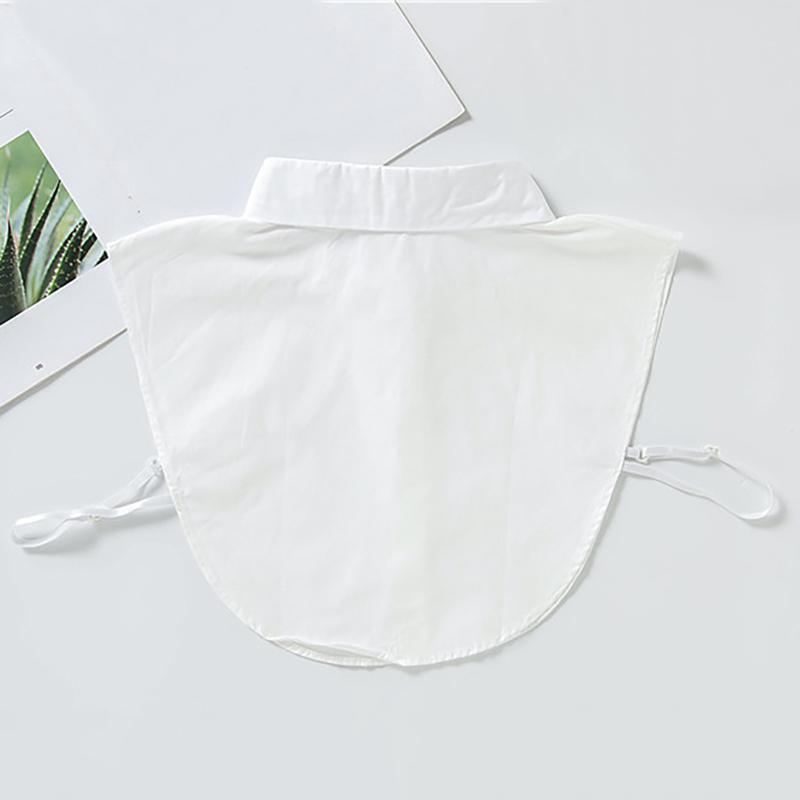 Более длинная рубашка с искусственным воротником, профессиональный женский воротник с искусственным воротником, подходящий по размеру воротник для костюма, экономия