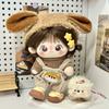 Cool Cute 20cm Dolls Clothing Set Cartoon Miniature Dress Suit Doll's Accessories  Cotton Doll